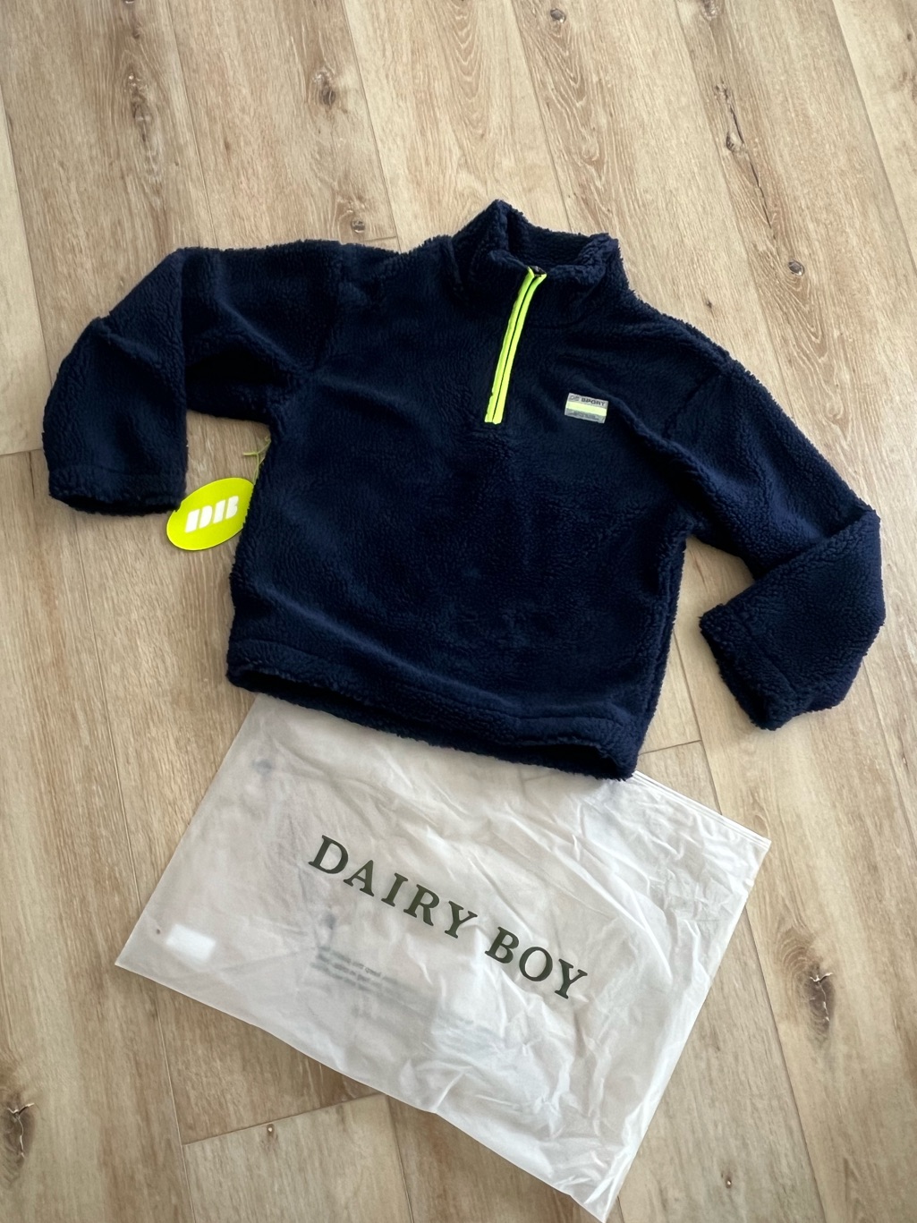 Nwt Dairy Boy Db Sport Mountain Navy Fleece — image 5 of 8
